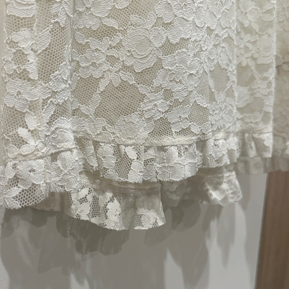 For Love & Lemons White Lace Nightgown - Picture 3 of 3